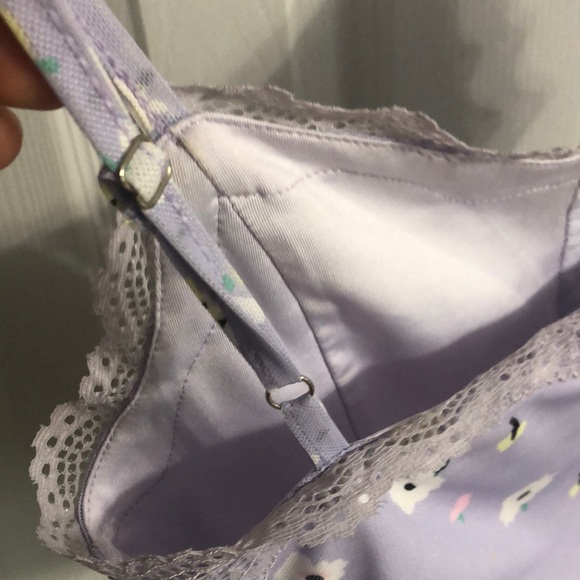 Princess Polly Lace Floral Y2K Mesh Corset Crop Top in Lilac Purple - Picture 10 of 10